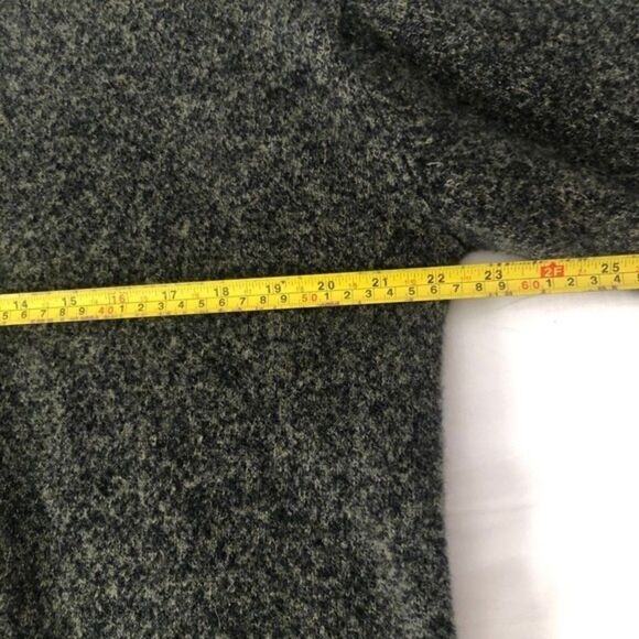 100% Lambs Wool Structure Sweater V-Neck Long Sleeve Pullover Men's Size L - Picture 5 of 6